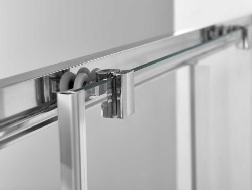 Душевая дверь Vincea Alpha VDS-3AL2160MT 160х190 стекло текстурное профиль хром - фото 2