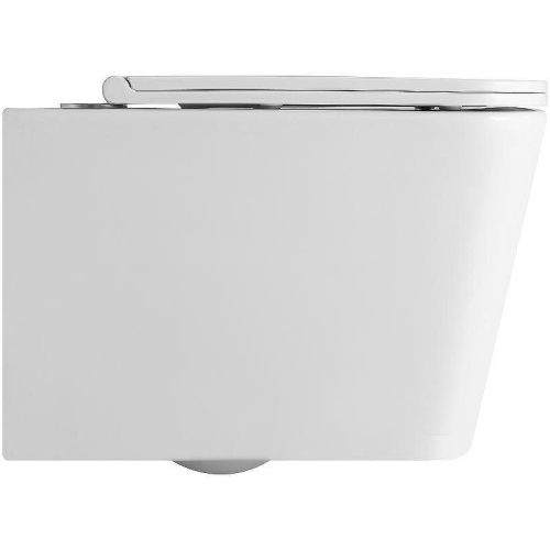 Унитаз подвесной Тритон Verso Щ0000057972 белый с сиденьем микролифт безободковый каскадный смыв - фото 2