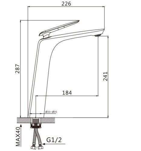 Смеситель Savol S-JD9211A на раковину хром - фото 3