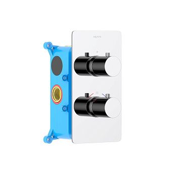 Смеситель для душа Aquatek ЕВРОПА AQ1391CR встраиваемый в стену хром с термостатом