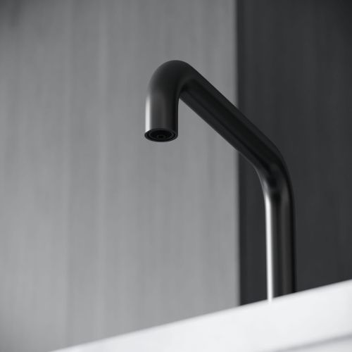 Смеситель для кухни Sancos Vela SC4013MB на мойку черный - фото 5