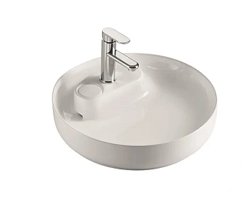 Раковина керамическая Art&Max AM3570-AS 40х40 накладная цвет белый