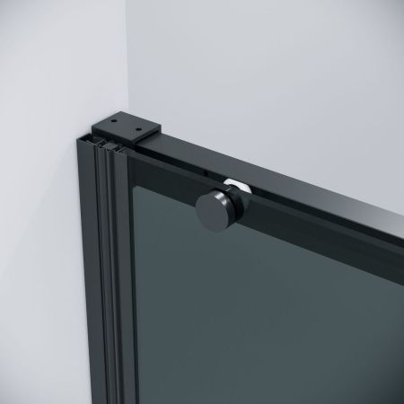 Душевая дверь Grossman Galaxy 100.K33.01.110.21.10 110х195 стекло тонированное профиль черный