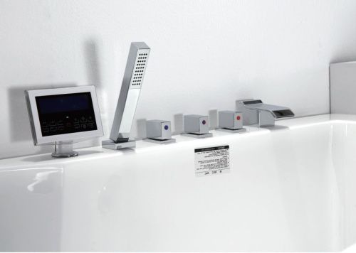 Ванна акриловая гидромассажная Gemy G9066 II O R 170х85 пристенная прямоугольная с каркасом - фото 4