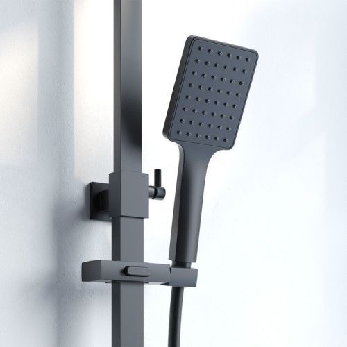 Душевая стойка Iddis Bild BILBL1Fi06 настенная цвет черный - фото 5