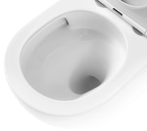 Унитаз подвесной Gid Tornado 62301Y синий с сиденьем микролифт безободковый смыв торнадо - фото 5