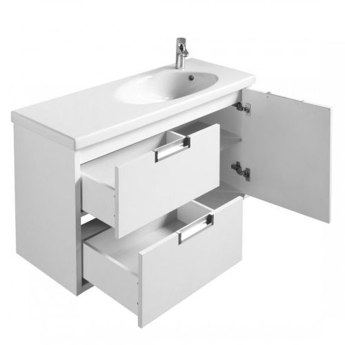 Тумба под раковину Roca Etna 7857302806 100х40 подвесная цвет белый - фото 2