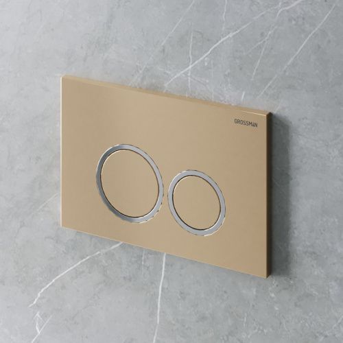 Клавиша смыва механическая Grossman Galaxy 700.K31.01.310.310 цвет золото - фото 3