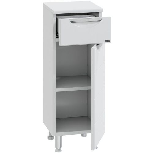 Тумба под раковину СанТа Родос 306001 30х30 подвесная цвет белый - фото 2