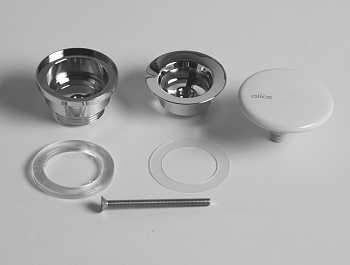 Донный клапан Alice PIL00608 черный