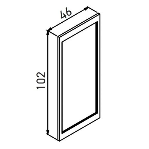 Зеркало Orka Lodi 3008130 50х100 - фото 2