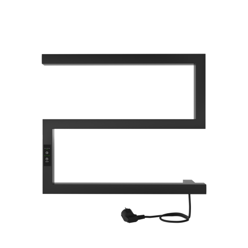 Полотенцесушитель Indigo Sparta DGS40-50BRRt 50х43 электрический черный муар - фото 2