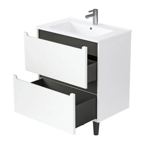 Тумба под раковину 1MarKa Coda Ц0000042341 70х50 цвет белый - фото 4