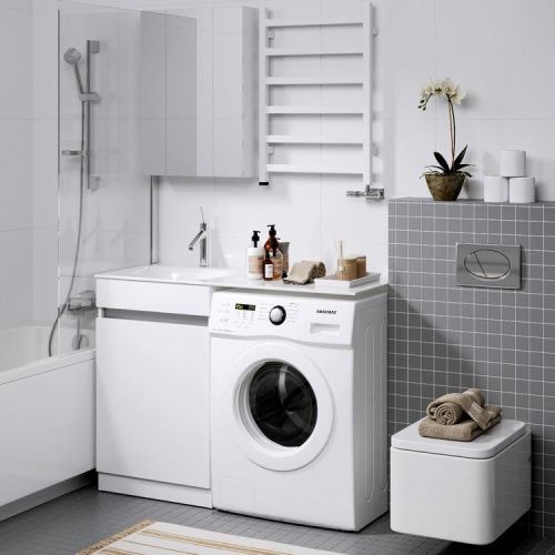 Тумба под раковину Aqwella Y FOR0105KL 50х50 напольная цвет белый - фото 4