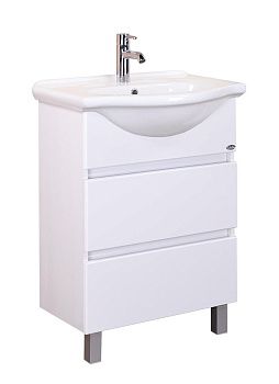 Тумба под раковину Onika Элита 106120 60х30 напольная цвет белый