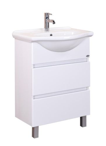 Тумба под раковину Onika Элита 106120 60х30 напольная цвет белый