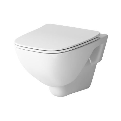 Унитаз подвесной Am.Pm X-Joy C851701SC белый с сиденьем микролифт безободковый каскадный смыв - фото 2