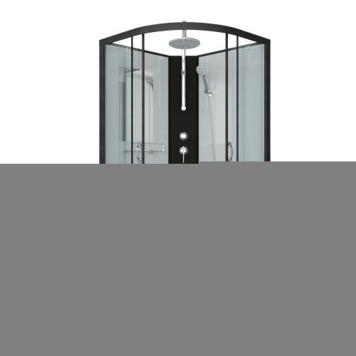 Душевая кабина Niagara Classic 67091414BKT 100х100 четверть круга без крыши ориентация универсальная