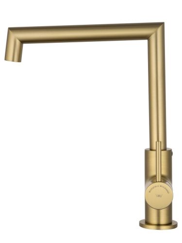 Смеситель для кухни Wonzon & Woghand WW-L1005-BG на мойку золото - фото 2