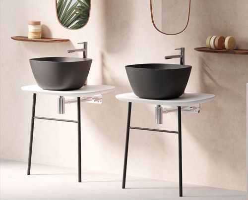 Консоль под раковину Vitra Plural 62561 70х50 напольная цвет белый - фото 2