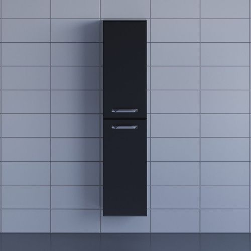 Шкаф-пенал Uperwood Foster 291020527 40х160 подвесной цвет черный - фото 4