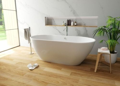 Ванна из литьевго мрамора Эстет Майами ФР-00014381 170х80 отдельностоящая овальная - фото 5