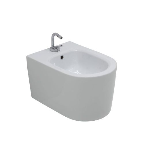 Биде подвесное White Ceramic Geo W1090401 цвет белый