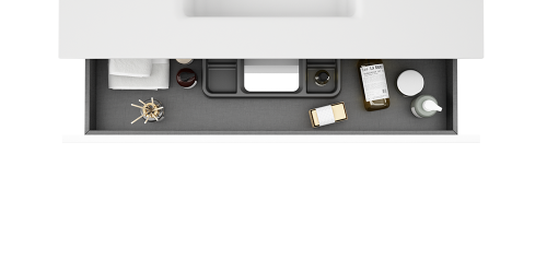 Тумба под раковину Visobath Granada 87525/73545 100х50 подвесная цвет белый - фото 3