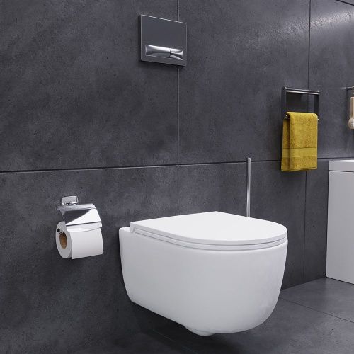 Унитаз подвесной Damixa Sirius DX86C1800SC белый с сиденьем микролифт безободковый каскадный смыв - фото 3