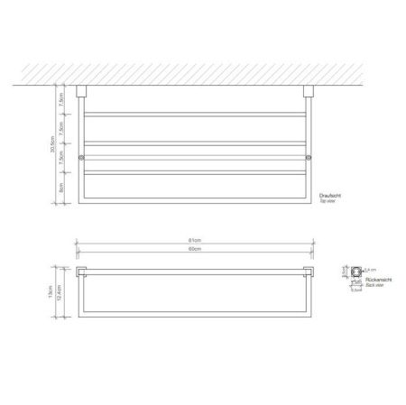 Полотенцедержатель Decor Walther Corner 561360
