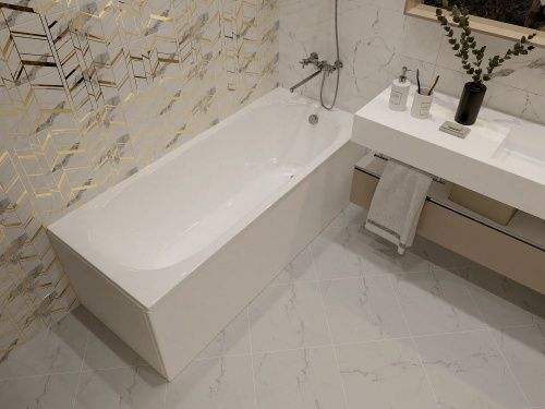 Ванна акриловая Azario FELISA AV.0040160 160х70 пристенная прямоугольная - фото 3