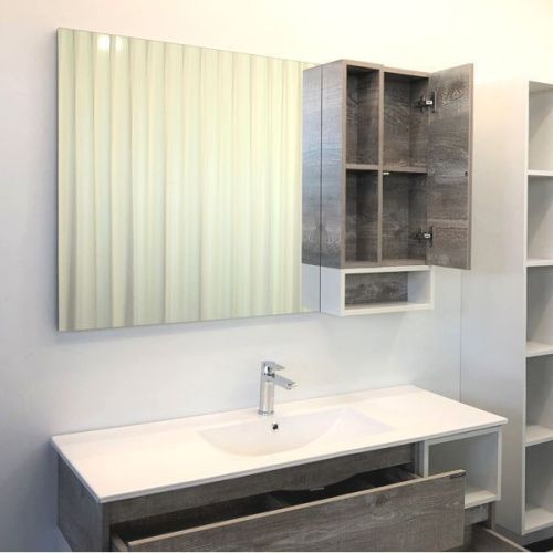 Зеркало-шкаф Comforty Турин 00004137136CF 120х80 подвесной цвет бежевый - фото 3