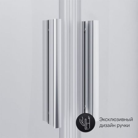 Душевой уголок Am.Pm Gem W90G-401-090WT 90х90 стекло прозрачное профиль хром без поддона