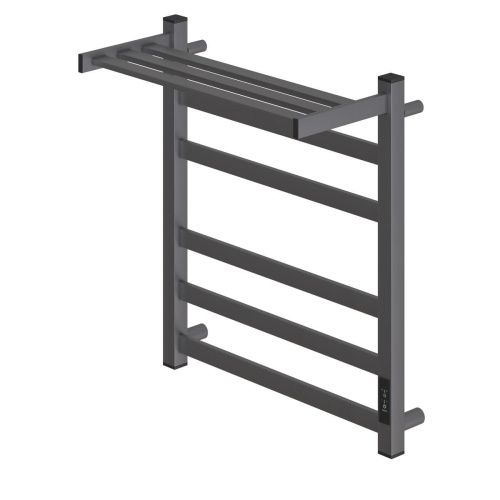 Полотенцесушитель электрический Point Меркурий PN83856PGR 55х60 серый - фото 4