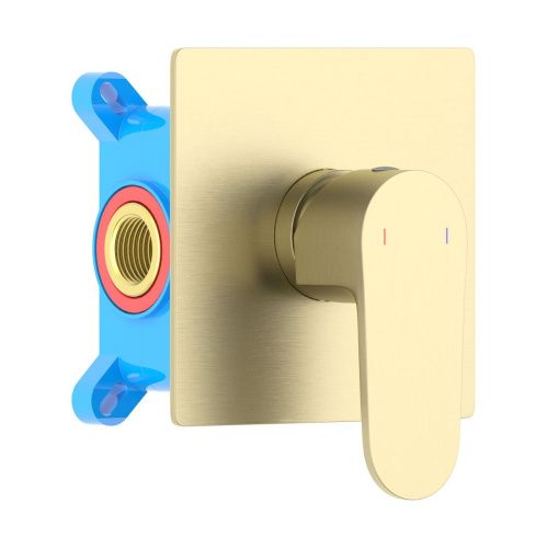 Смеситель для душа Aquatek Оберон AQ1266BG встраиваемый в стену золото