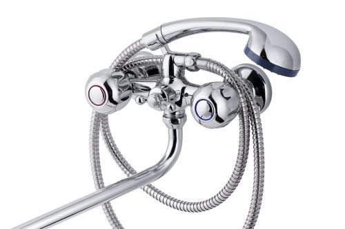 Cмеситель для ванны и душа TSARSBERG TSB-111-30 настенный хром - фото 2