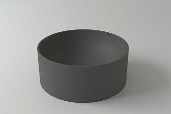 Раковина из искусственного камня Holbi VEGA 2.02.022.44.4 40х40 накладная цвет серый