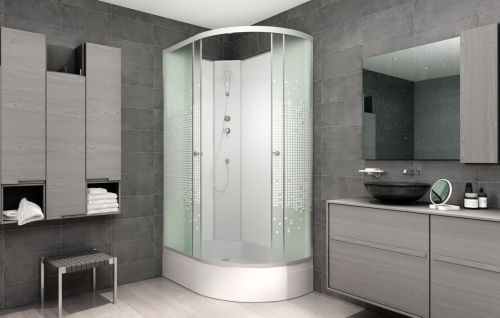 Душевая кабина AvaCan L720LNGM 120х80 асимметричная без крыши ориентация левая - фото 2