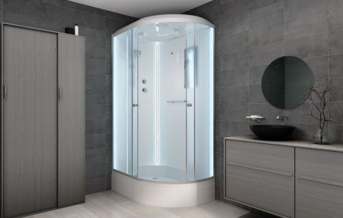 Душевая кабина AvaCan D272SLLED 120х80 асимметричная с крышей ориентация левая - фото 2