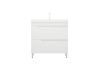 Тумба под раковину Corozo Юрма SD-00001625 80х40 напольная цвет белый