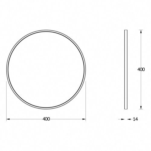 Зеркало Evoform Impressive BY 7541 40х40 подвесное - фото 2