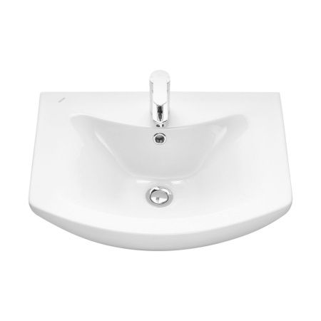 Раковина из сантехнического фарфора Santek Балтика WH501702 60х40 накладная цвет белый