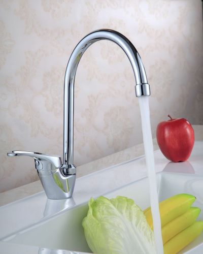 Смеситель для кухни Rossinka B B35-23 на мойку хром - фото 2