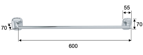 Полотенцедержатель Remer Suite SU30CR - фото 2