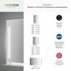 Зеркало с подсветкой Evoform Ledline-S BY 2151 40х80 подвесное