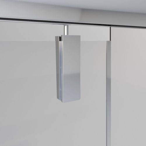 Душевая дверь Niagara Nova NG-83-9AB 90х195 стекло прозрачное профиль черный - фото 4