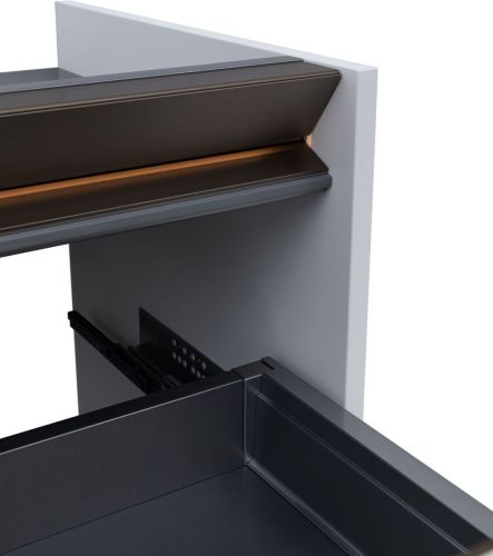 Тумба под раковину Allen Brau Activity 1.34012.WM 80х50 подвесная цвет белый - фото 3