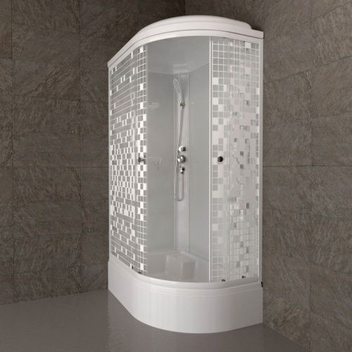 Душевая кабина Тритон Коралл Щ0000061819 120х80 четверть круга с крышей ориентация левая - фото 5