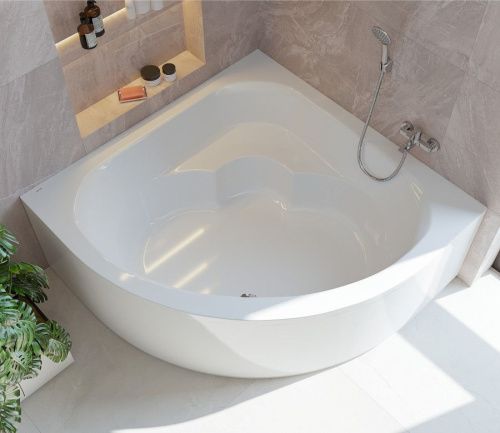 Ванна акриловая Santek Канны 1WH111983 150х150 угловая четверть круга без каркаса - фото 5