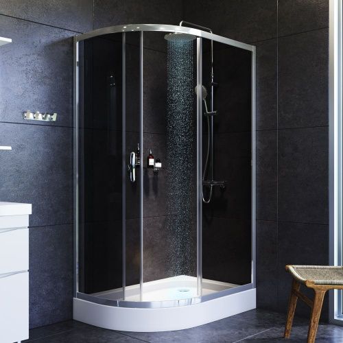 Душевой уголок Am.Pm Like W83G-302U120CG 120х80 стекло тонированное профиль хром без поддона - фото 3